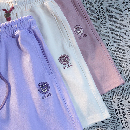 9027# Girls' Summer Shorts New Outerwear 100% Cotton Thin Style Children's Five-Finger Pants Children's Pants