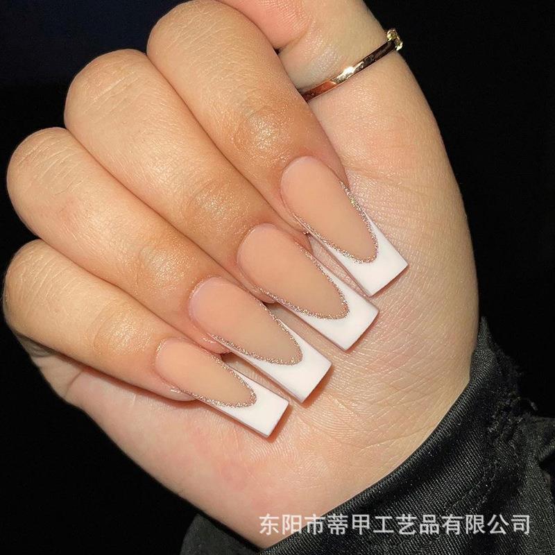 2023 new style French wear nails ins sty...