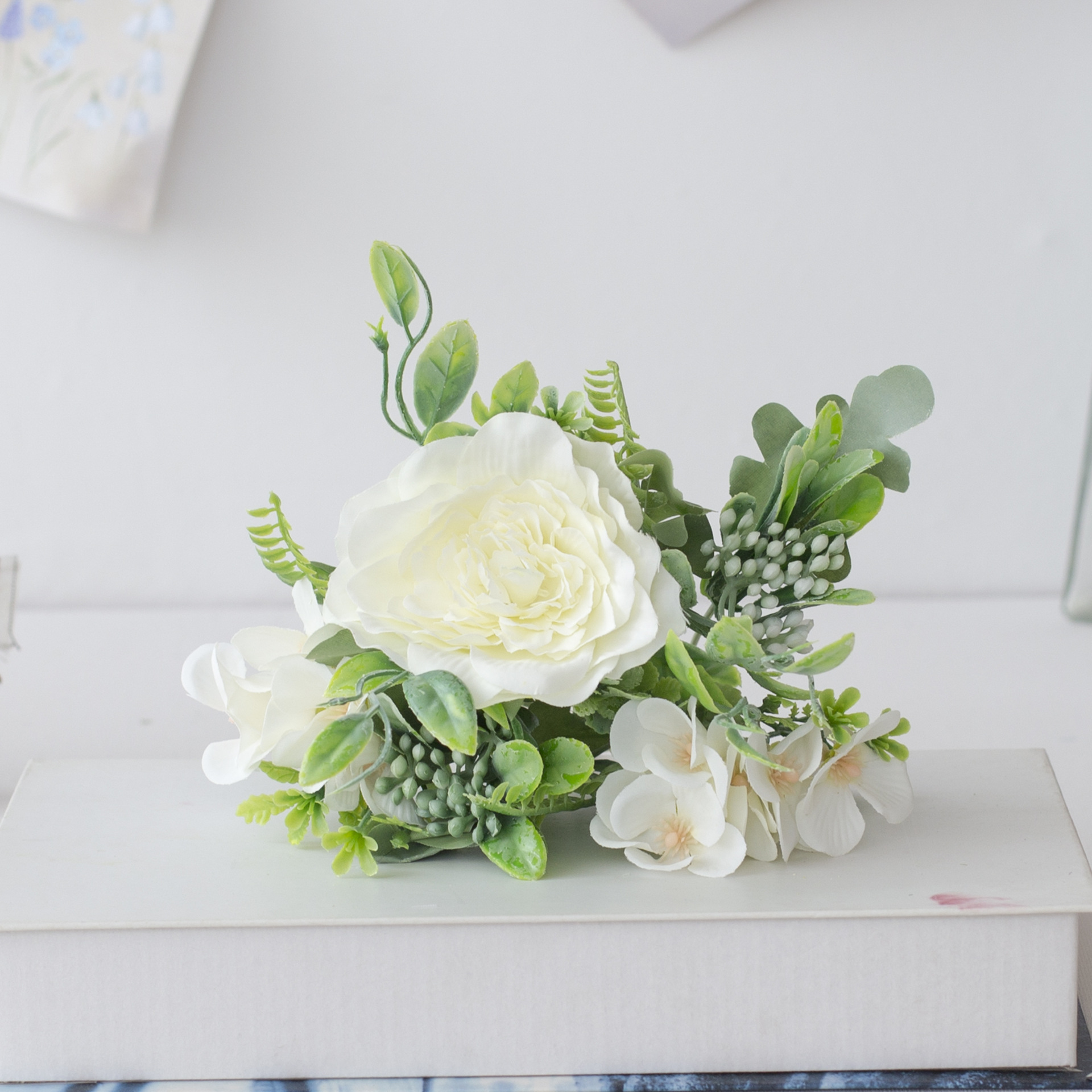 북유럽 모란 화이트