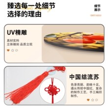 ✅发财如意现代装饰画挂画氛围感电视柜墙面中国结乔迁新居礼品挂