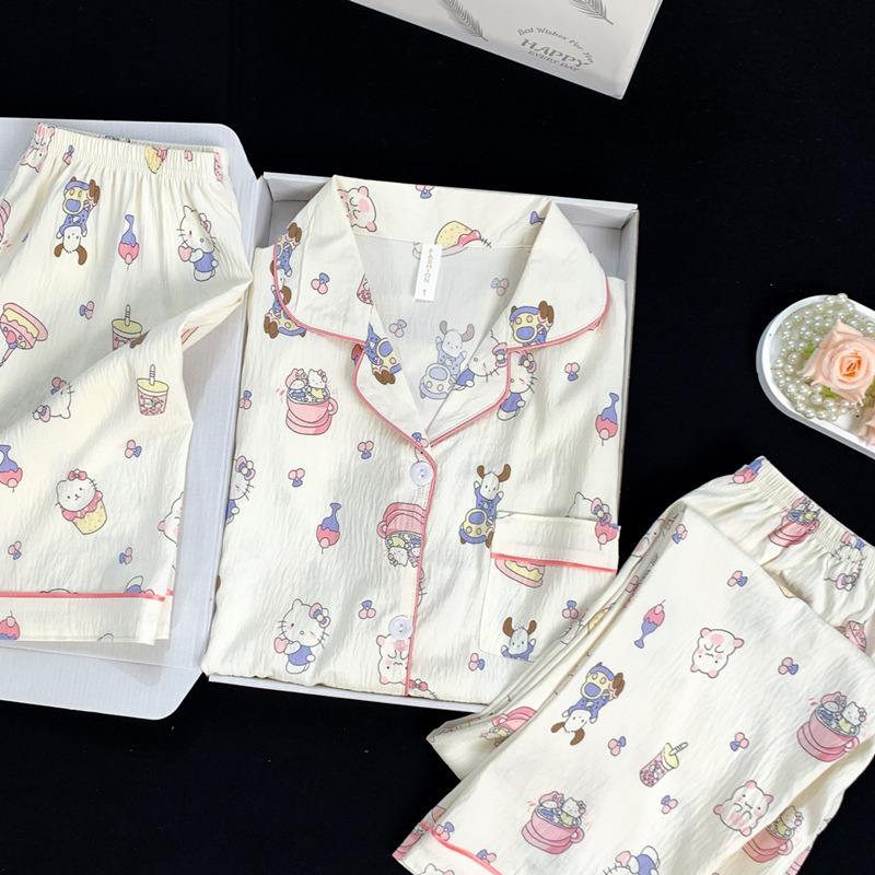 Yunduo Cotton-Cake KT Cat Three-Piece Set