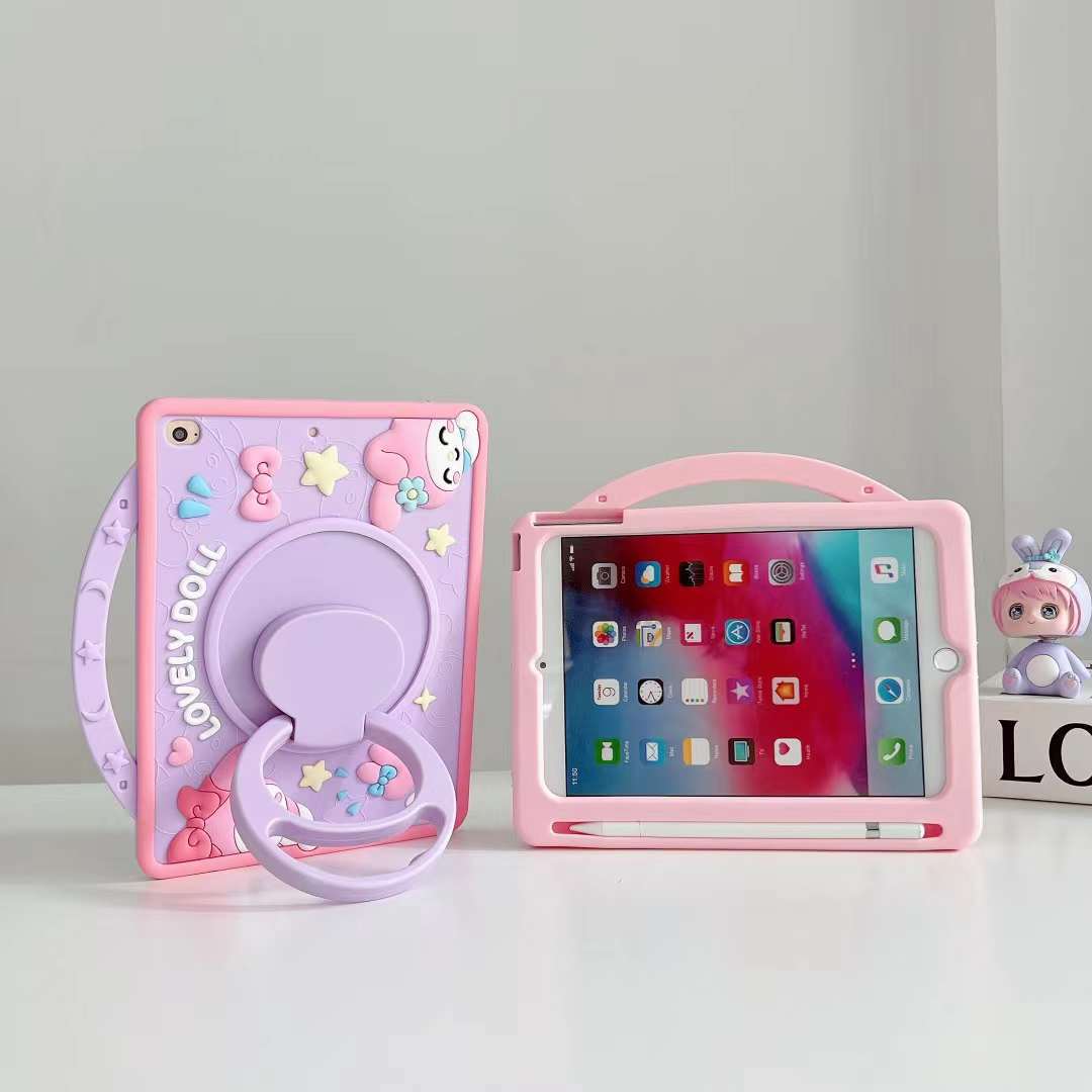 适用TAB A9 8.7X110/X115N手提美乐蒂带笔槽硅胶平板电脑保护套