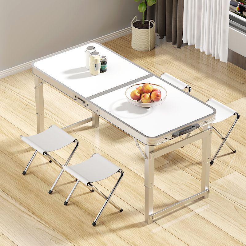 Cheap Folding Table for Stalls, Foldable Table for Rental House, Home Dining Table, Small Table for Dormitory, Outdoor