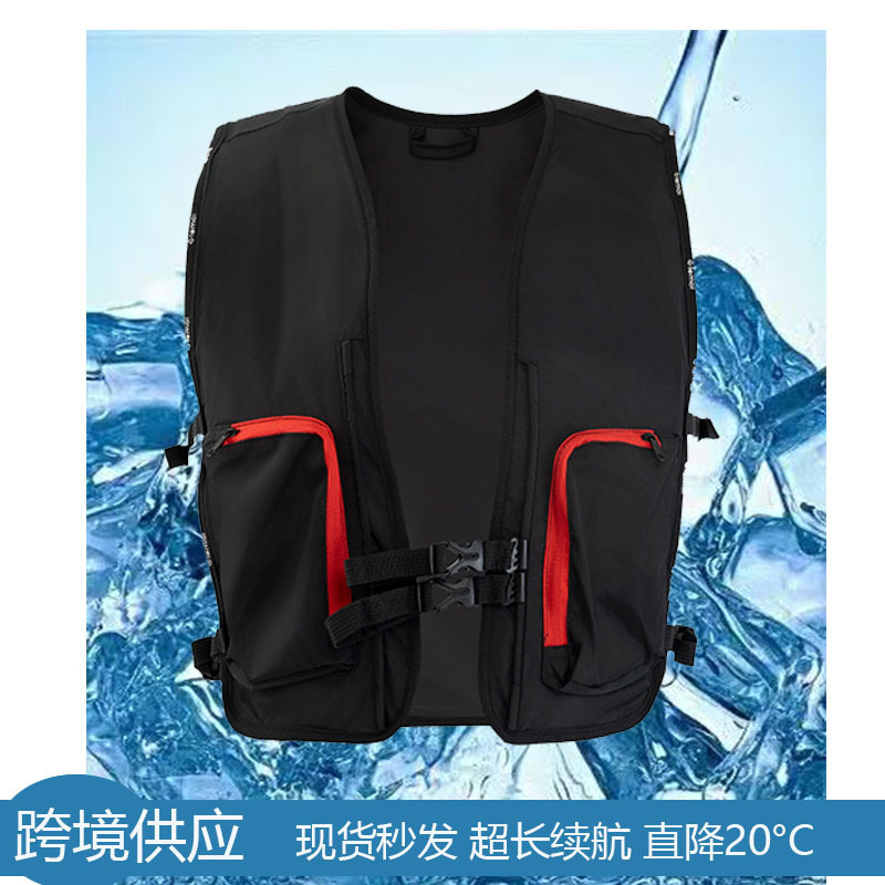 水循環冷凍夏冷却ベスト水冷アイスバッグベスト空調服冷却熱中症防止釣り服卸売|undefined