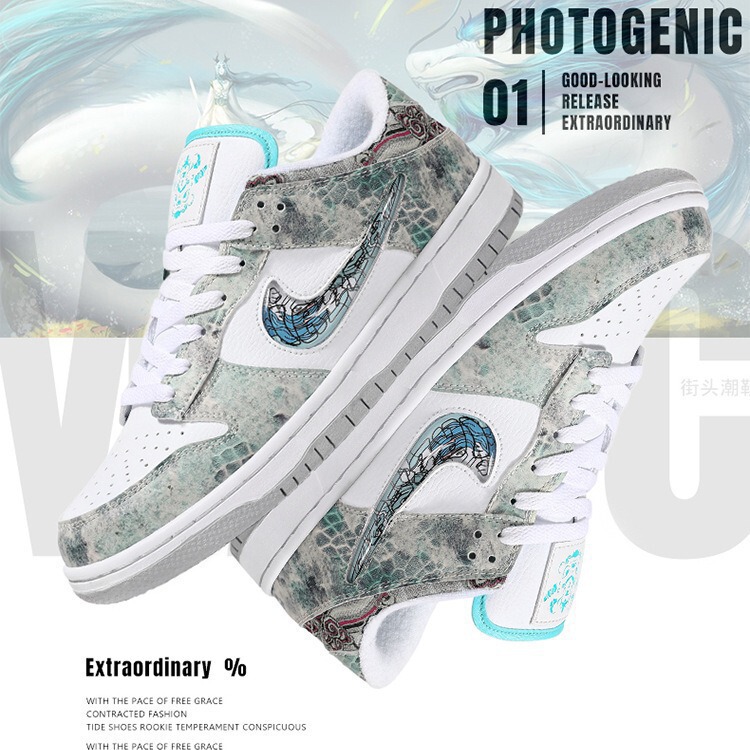 [Putian Factory] Aj Men's Shoes Dunk Ao Bing San Prince Air Force One Year of the Dragon Limited Low-Top Sb Sneakers for Women