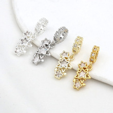 14K�~僽�߱�ɫ��ʯ�����������Ǻ��J���diy�ֹ��Ʒ���D175