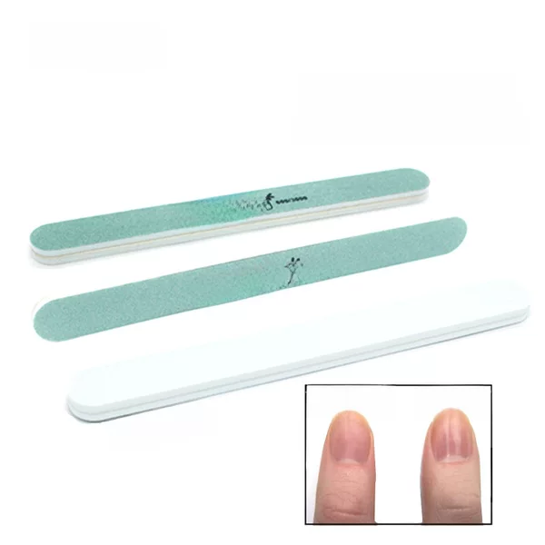 Factory Direct polishing strip green white silicon sponge polishing special polishing nail file for literary and silver ornaments