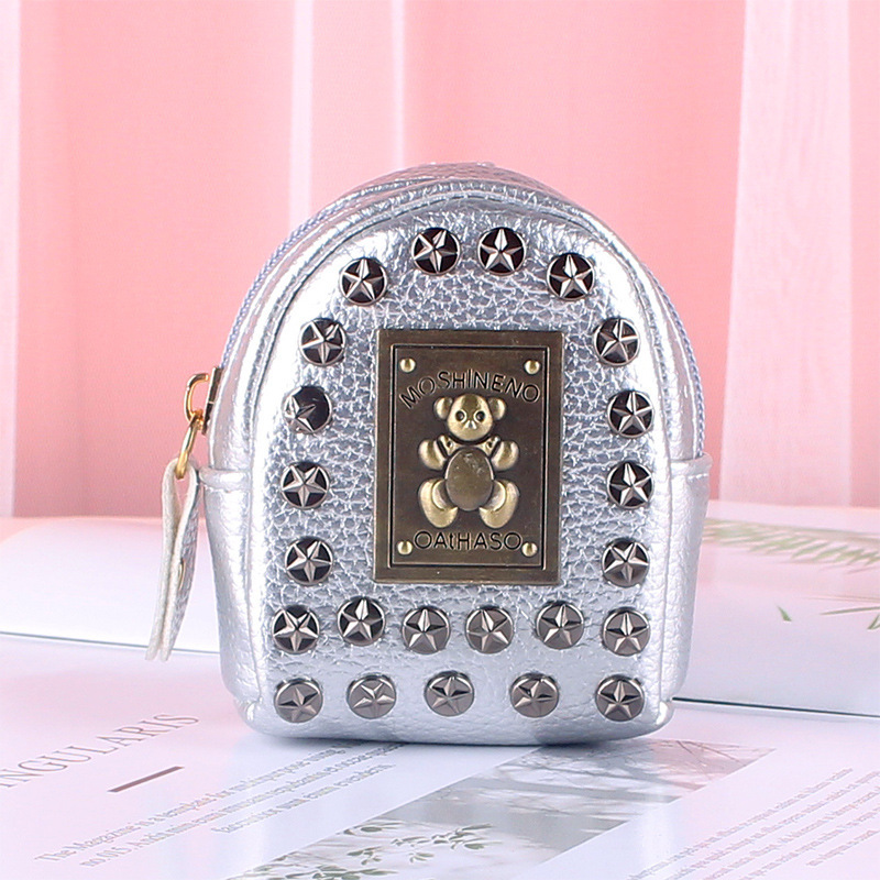 Estilo coreano chica corazón ins monedero de La Moneda estudiante de la escuela primaria creativa caso clave bolsa de la moneda portátil integrado bolsa de id