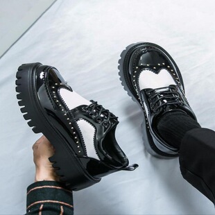 L 61647 Men's Punk Pointed Toe Shoes �Tᔼ��^ƤЬ �羳�W