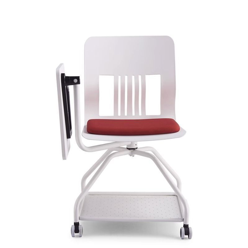 Training chair with writing panels to fold a conference chair with…