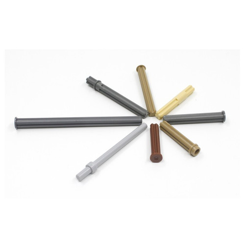 Compatible with Lego 55013 domestic technology building blocks spare parts 4499858 nail shaft 1x8 shaft with cut-off