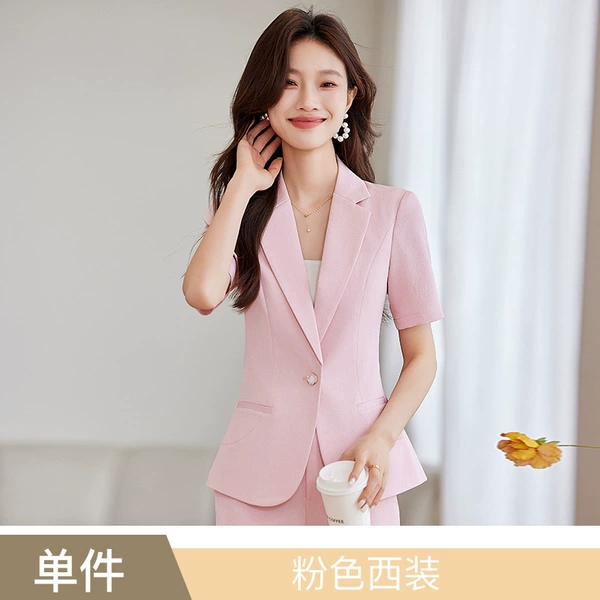 Fuchsia classic suit jacket