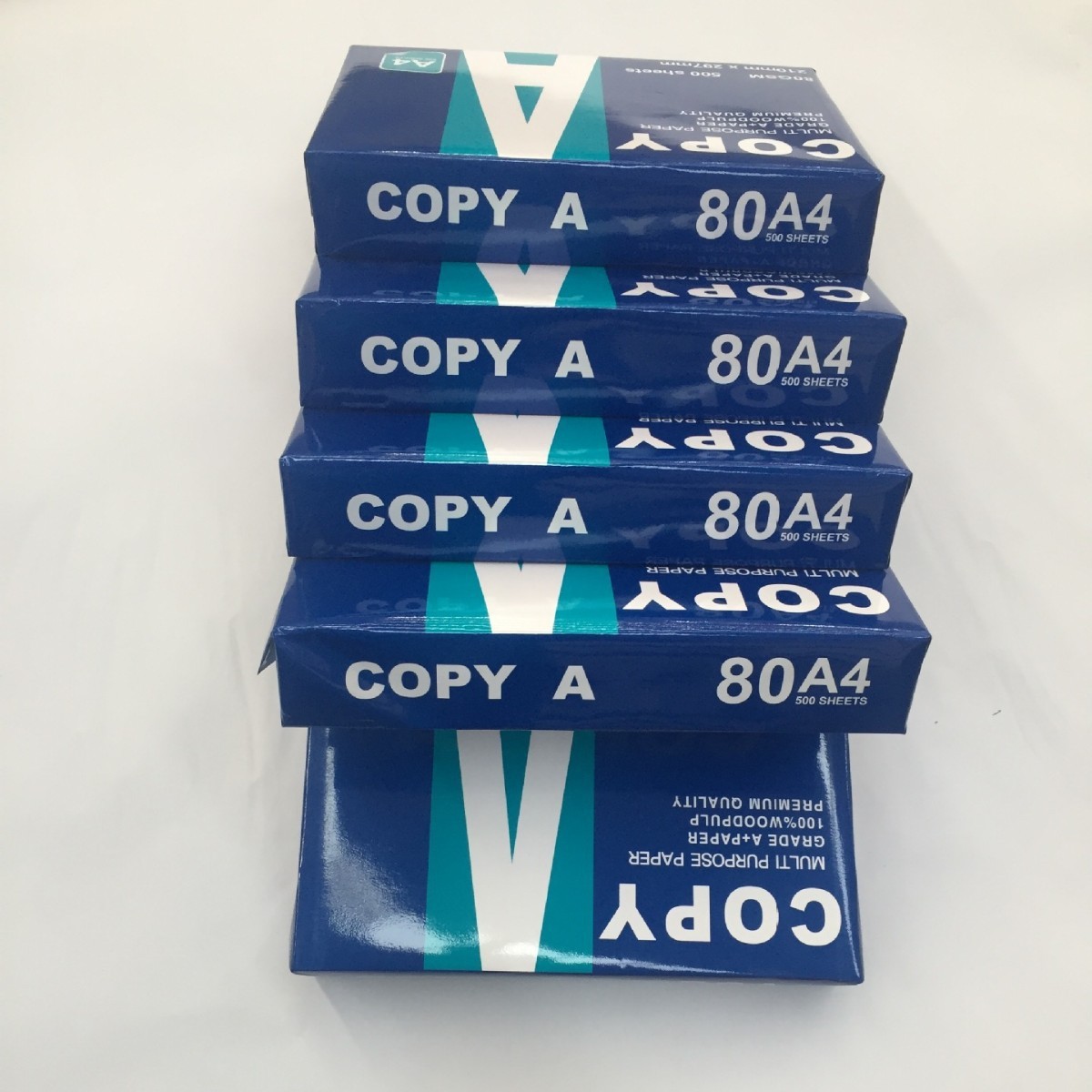 Papel de impresión A4 70g500 * 5 paquetes de una caja de papel de impresión de doble cara 2500 hojas