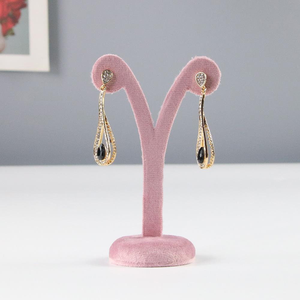 62g Weight Jewelry Rack Classification 1 Piece Quantity velvet, Flannel Material Solid Color Pattern All Seasons Season Classic Style Style 1 Piece Velvet Flannel Classic Style Solid Color Jewelry Rack 10