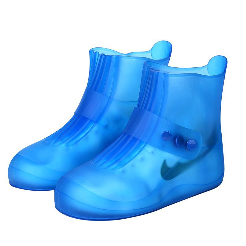 Waterproof Anti-Slip Rain Shoe Covers for Adults and Men, Thickened Wear-Resistant Soles for Children