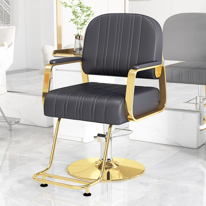 Gran pedal de disco de oro chapado en negro