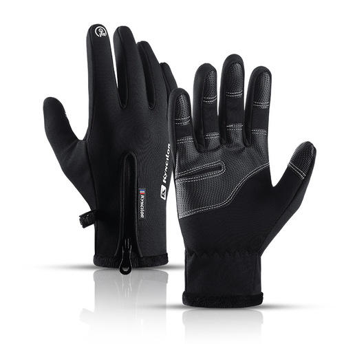 Amazon winter skiing outdoor men's and women's sports touch screen warm and water-repellent cycling gloves