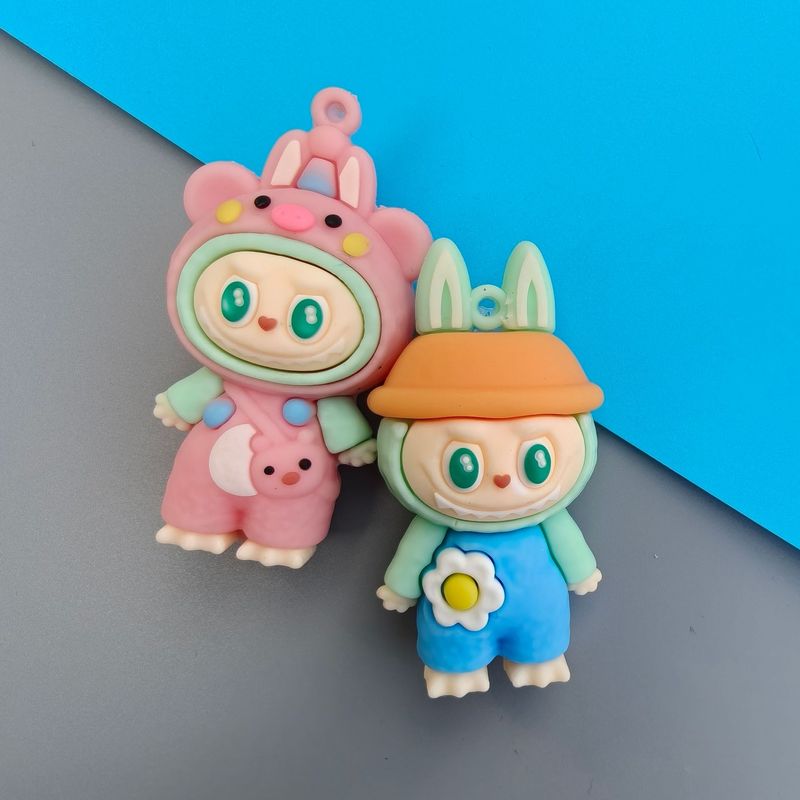个性创意玩偶变装labubu3d立体软胶labubuPVC材质卡通拉布布|undefined