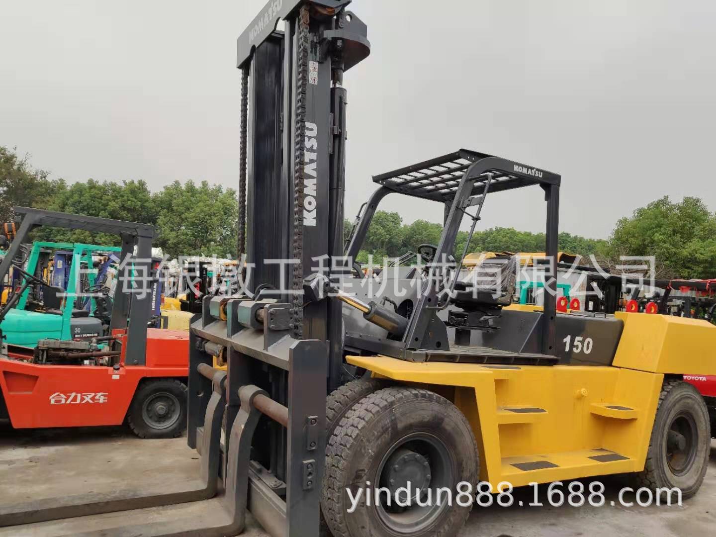 二手小松15吨叉车 komatsu 15t forklift出售