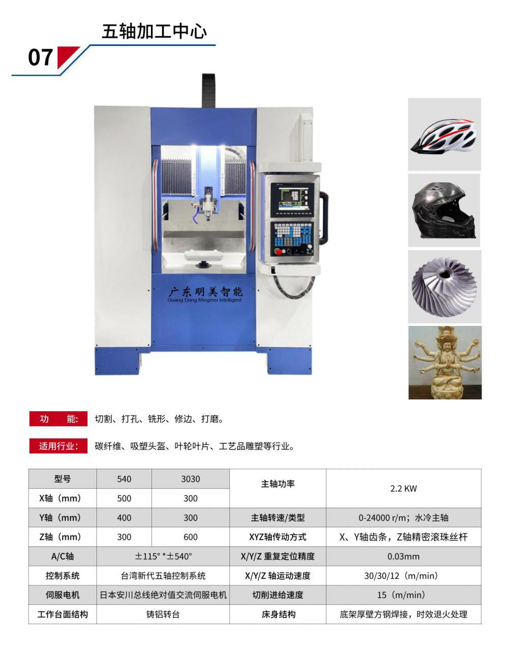 广东明美五轴加工中心产品介绍_07