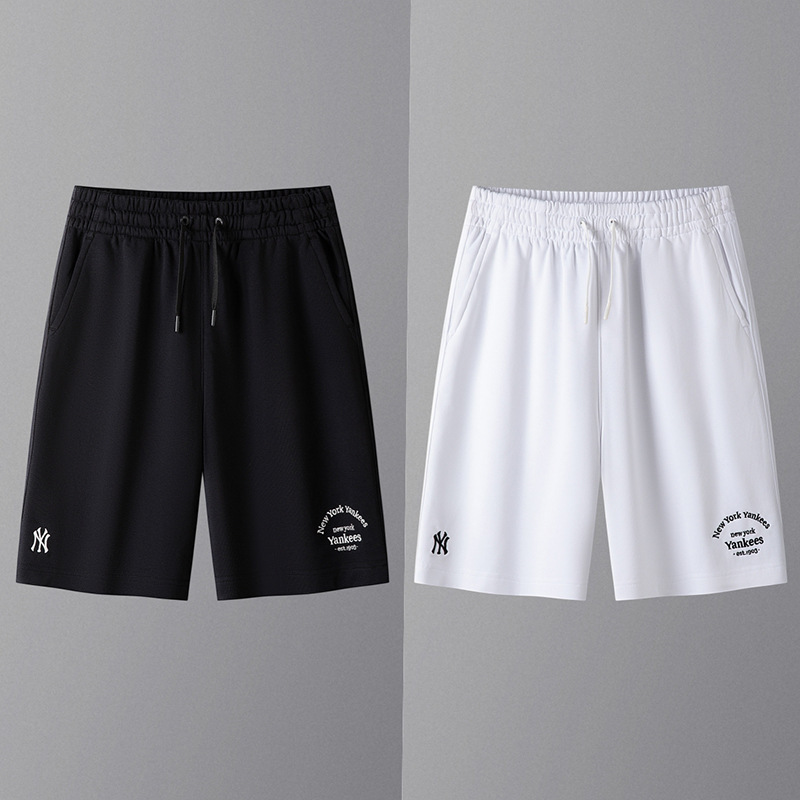2025 New Summer Mlb Embroidered Logo Breathable and Versatile Men's and Women's Sports and Leisure Knitted Fashion Trendy Shorts 2025 New Summer Mlb Embroidered Logo Breathable and Versatile Men's and Women's Sports and Leisure Knitted Fashion Trendy Shorts