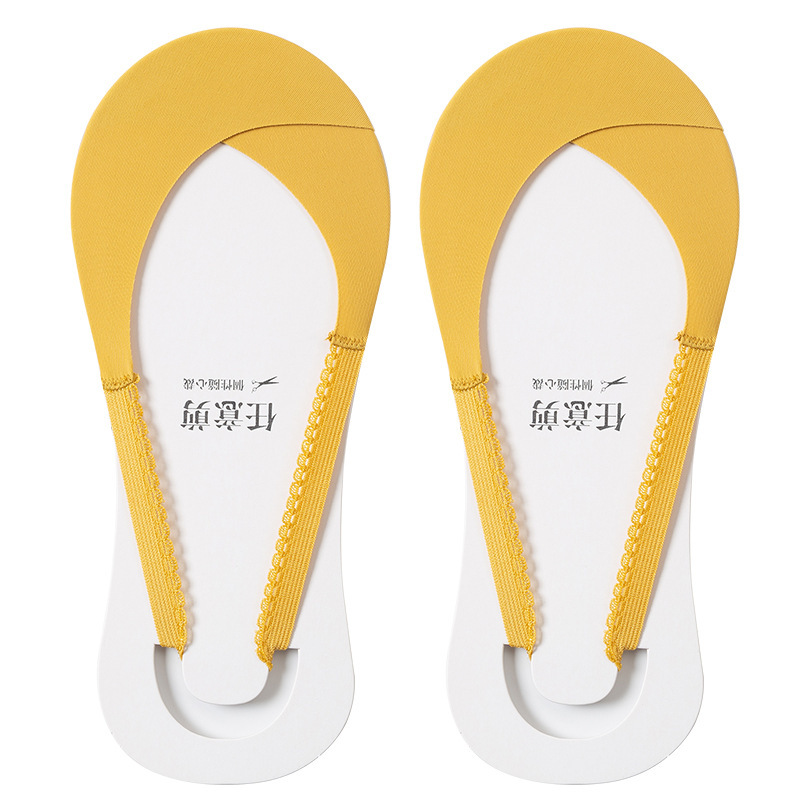 Calcetines invisibles para damas antideslizantes, calcetines de barco de media palma, calcetines de hielo de verano, calcetines superficiales, calcetines al por mayor.