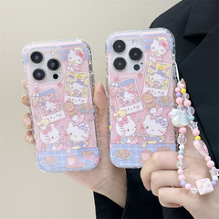 蓝粉厨师食物Kitty贴纸适用iPhone17苹果16ProMax/15手机壳14少女