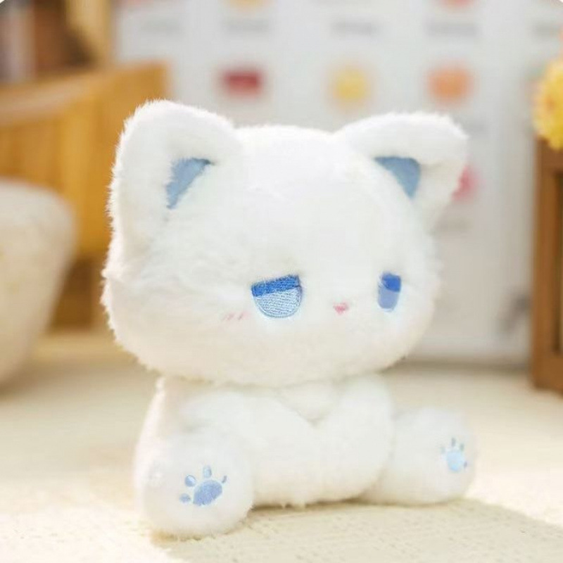 見栄えの良いかわいいぬいぐるみエモキャットガーディアンかわいい誕生日プレゼント親友テーブルコンパニオンギフトバッグ人形猫|undefined
