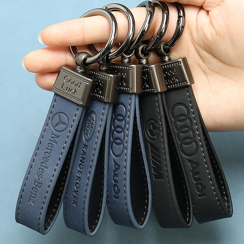 Car Keychain High-End Small Pendant Mercedes-Benz Bmw Electric Vehicle Motorcycle Keychain Men's and Women's Keychain Jewelry