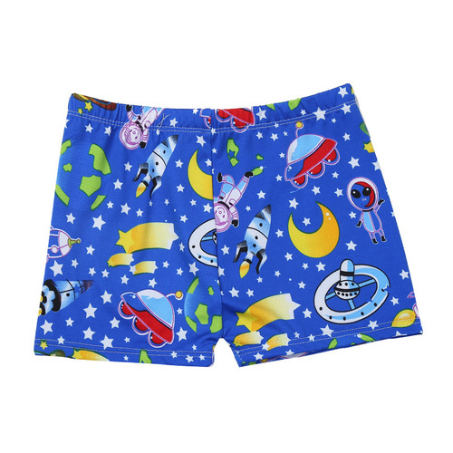 Baby swim trunks cute cartoon baby swimsuit winter infant boy children flat waist hot spring swimwear set