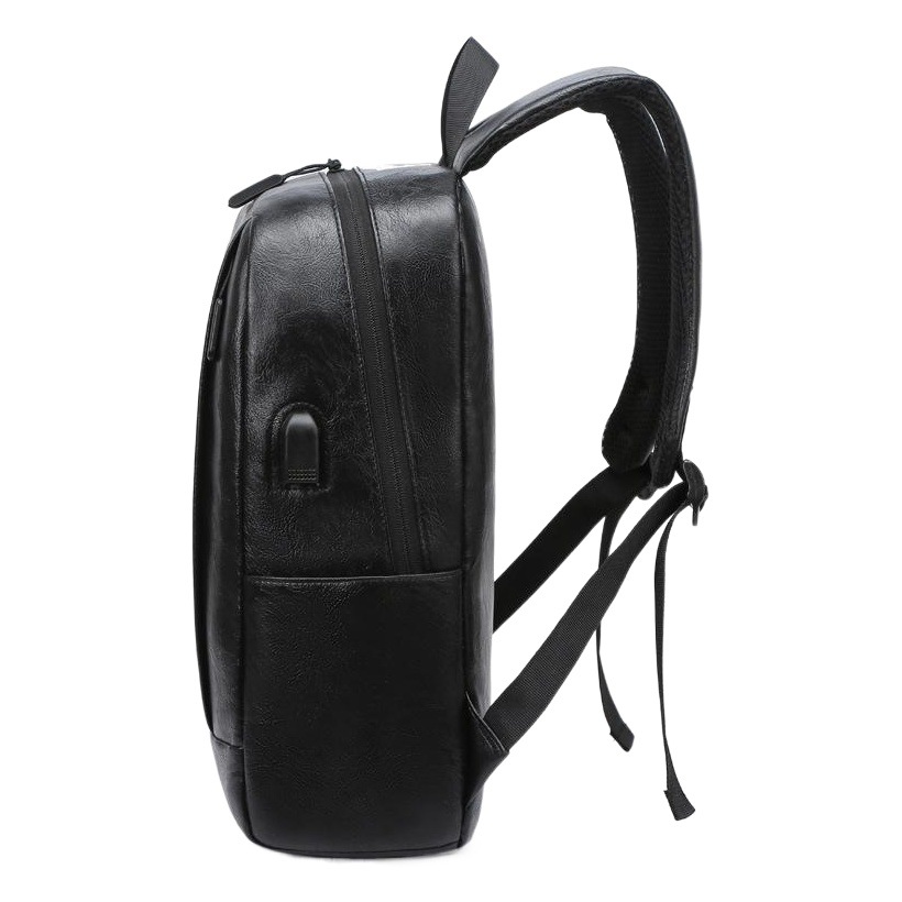 Feisha mochila bolso de los hombres de moda deportes estudiante escuela simple pu cuero ordenador hombres mochila entrega de una pieza