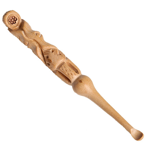 Black sandalwood carved ear scoop, peach wood ear scoop, children's ear scoop, adult ear picking tool