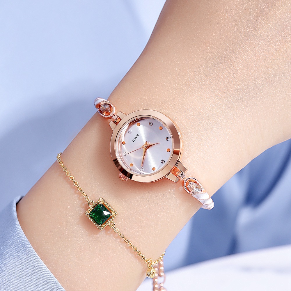 New Rainbow Sugar Colored Bracelet Live Streaming Sales Small dial Temperament Women's Watch_voghion.com
