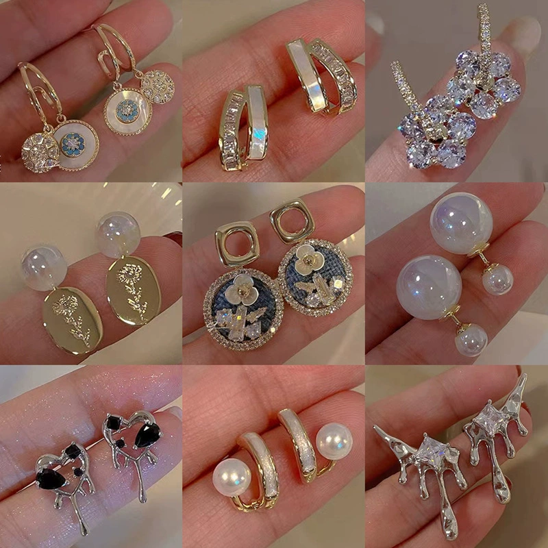 Серебряная игла из жемчуга, маленький дизайн ретро серьги, образец серебра 925, тренд сезона, яркий запоминающийся стиль, опт