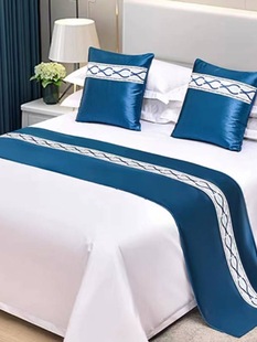 Hotel Bed End Towel Homestay High-end Luxury Bed Flag Hotel Special Bed Light Luxury Internet Celebrity High-end Bed Scarf Bed Cover