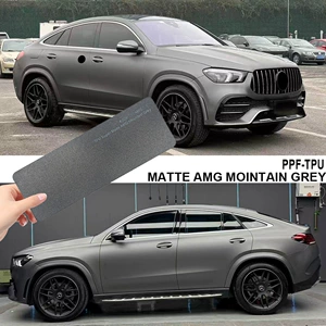 Axxpel Ultra-Mat AMG Dağ Boz TPU Avtomobil Boya Rəng Dəyişən PPF Filmi