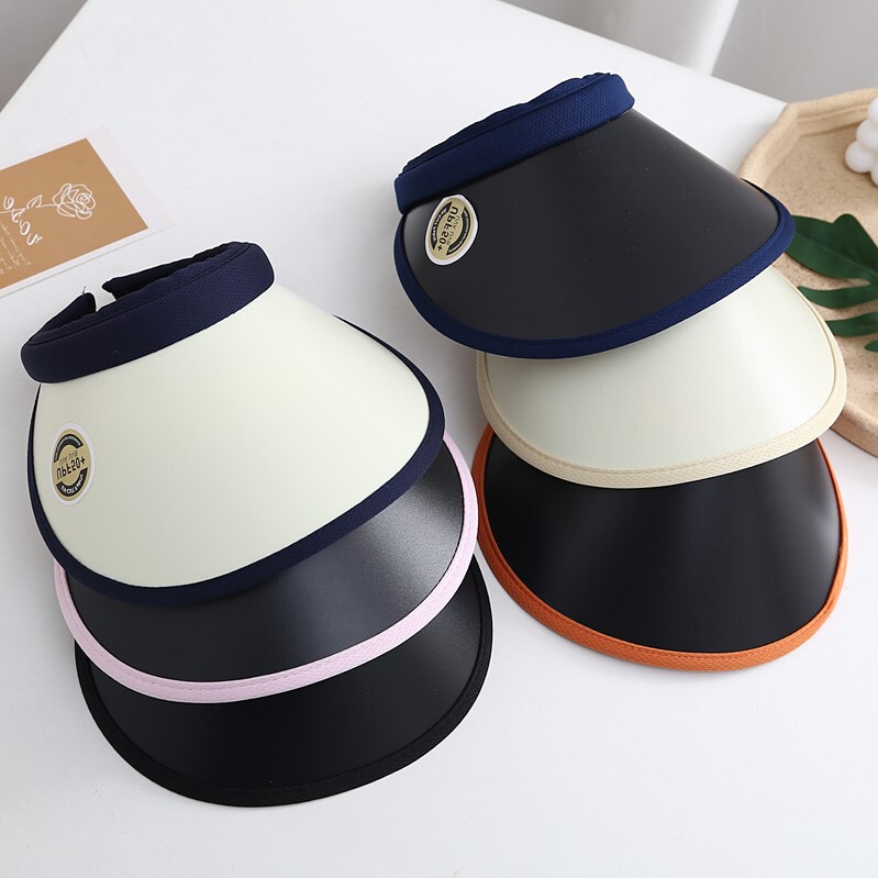 Evening with summer sunshade sunscreen cap children's South Korea outdoor riding hat UV anti-ultraviolet sun hat