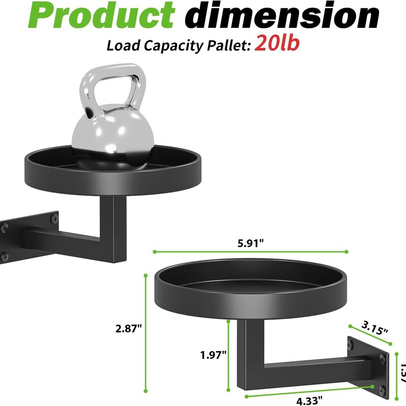 Wall Mounted Plant Shelf, Plant Frame Wall Decor, Floating Metal Shelf for Indoor Plants