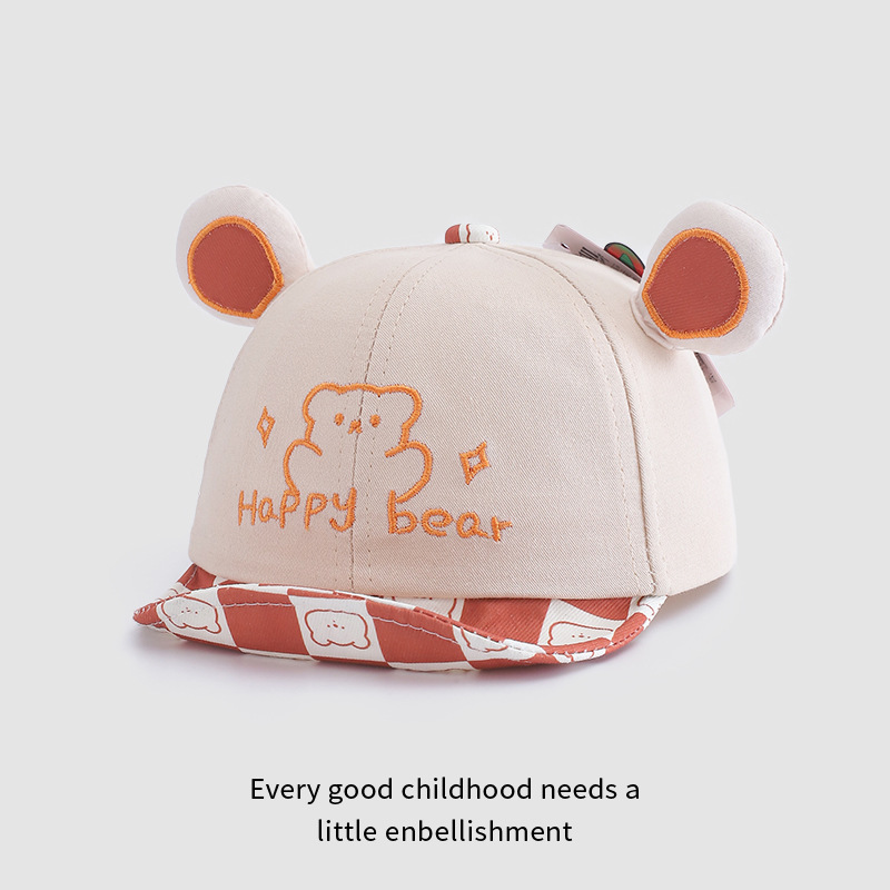 Sombreros para bebés primavera y otoño nuevos lindos super bonitos gorras de goma suave para niños y niñas recién nacidos gorras de béisbol para bebés