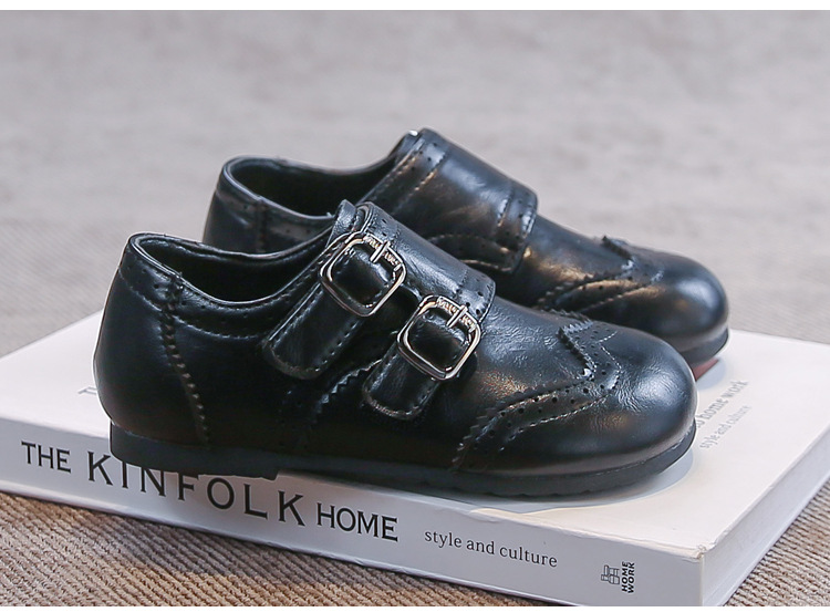 Scarpe in pelle per ragazzi stile britannico comode eleganti_voghion.com