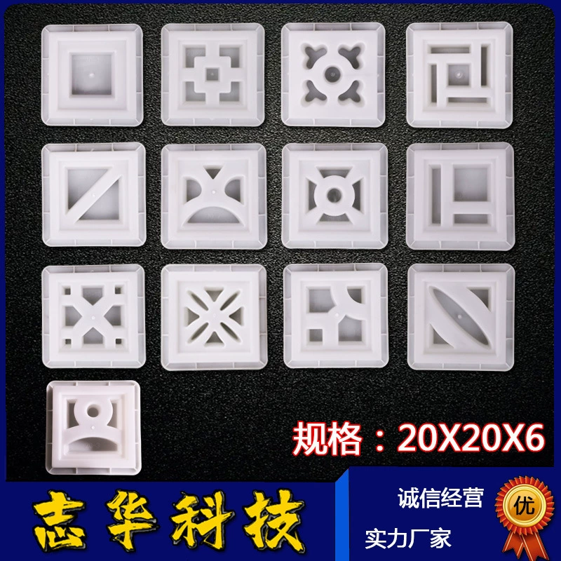 Производитель пластиковых форм для декоративных стеновых кирпичей из полого цемента в китайском стиле, имитирующих цветочные окна и полые кирпичные стены