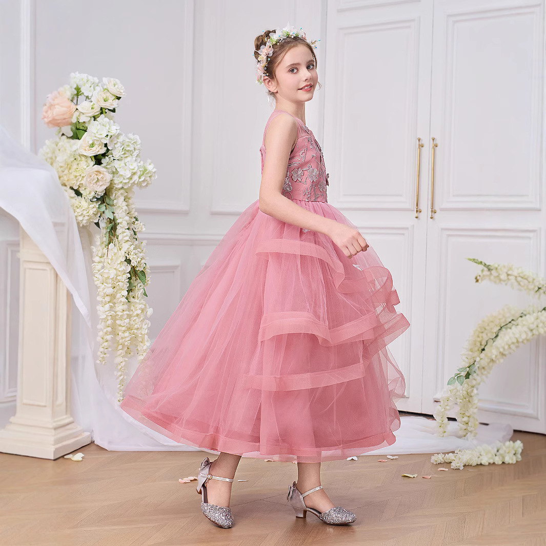 2026 primavera y verano nuevo vestido de noche para niños niñas vestido de noche para mujeres 6 de junio de moda vestido de hadas image 4