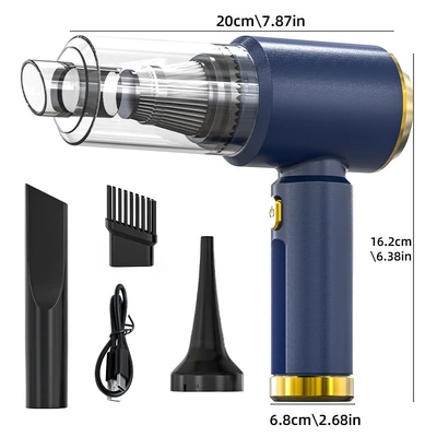 Tozsoranlar Blowing, Sweeping, Dust Removal, Inflating - blue-cross-border-model-dual-use-for-car-and-home