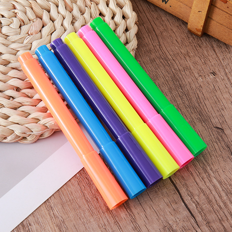 Retro color macarón de alta capacidad estudiantes marcadores de color marcadores de clase marcadores de color mayoristas