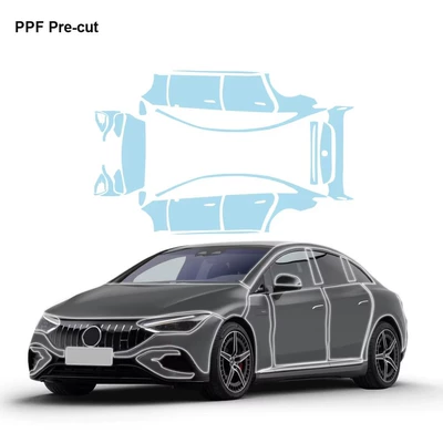 24-26 Models Mercedes-Benz Eqe Sedan Invisible Car Wrap Tpu Pre-Cut Paint Protection Film for Specific Vehicles