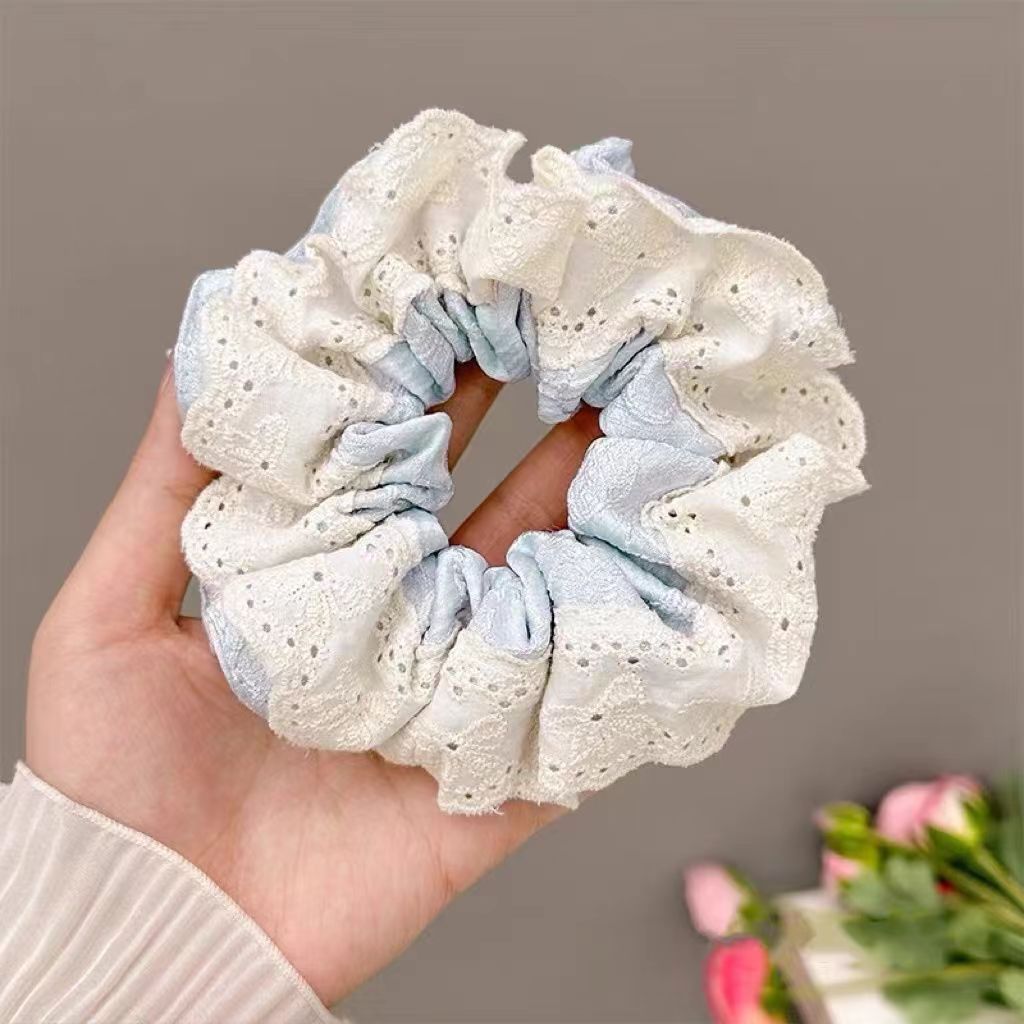 45＃双层蕾丝边【蓝底】