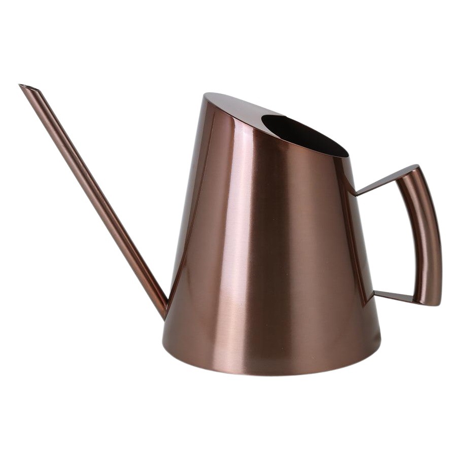 De acero inoxidable de boca larga hervidor de agua de Oro de metal del hogar de la vendimia hervidor de riego de bronce cono de jardinería hervidor de agua