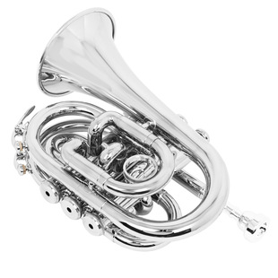 Slade Red Palm Trumpet B-Flat Lacquer Silver Miniature Trumpet Fine Workmanship Professional Trumpet Instrument