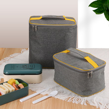 饭盒袋保温便当手提袋学生带饭防水防油上班族装餐包野餐铝箔袋