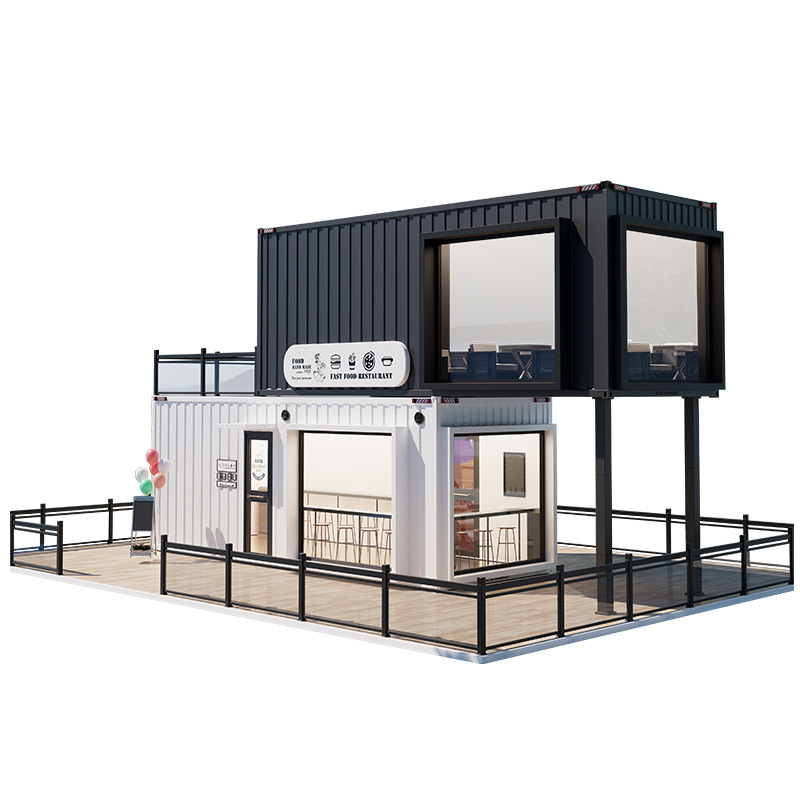 Tienda de contenedores de celebridades de Internet, casa de familia móvil, área escénica al aire libre, cafetería, tienda de té con leche, sala de contenedores